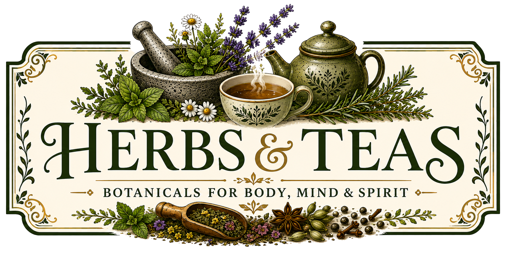 Herbs And Teas logo